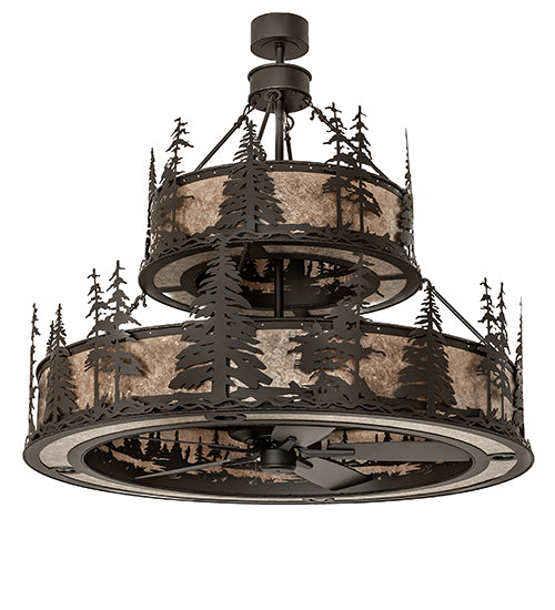 Meyda Tiffany Tall Pines 250474 Ceiling Fan - Oil Rubbed Bronze