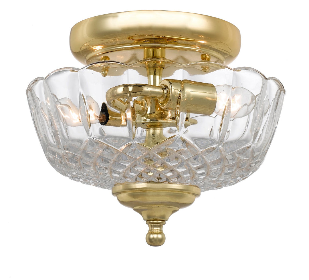 Crystorama Lighting 55-SF-PB Ceiling Mount  Polished Brass
