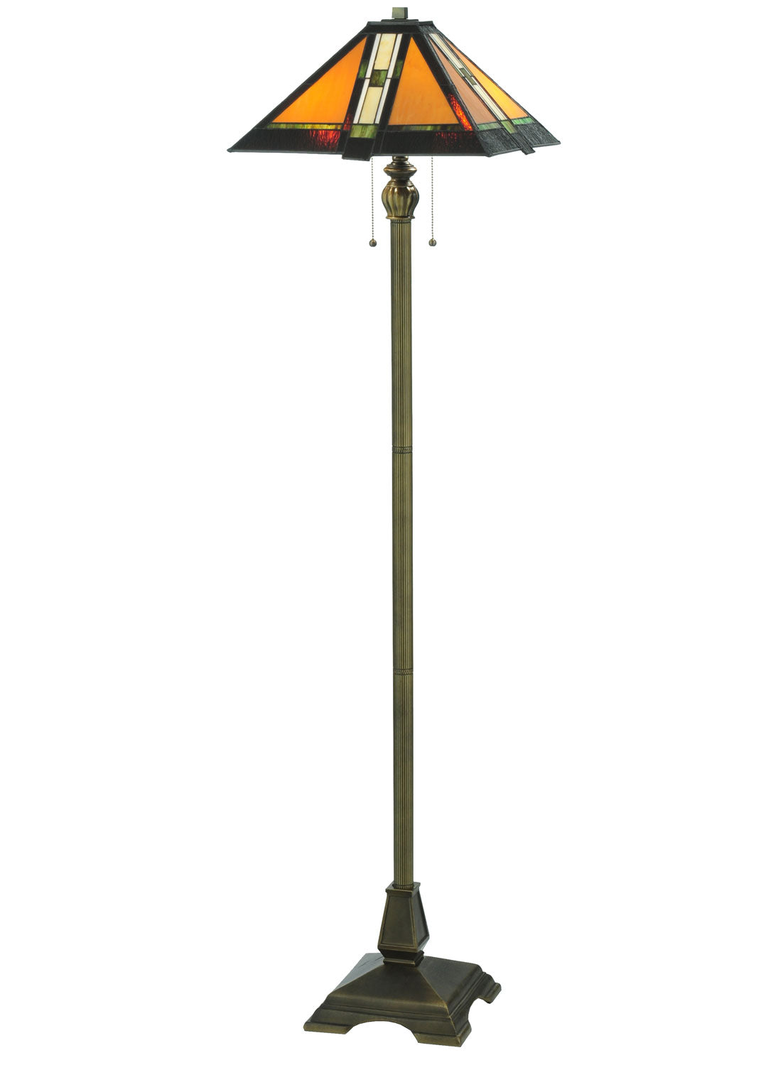 Meyda Tiffany Lighting 118710 Montana Mission Floor Lamp Lamp Bronze / Dark
