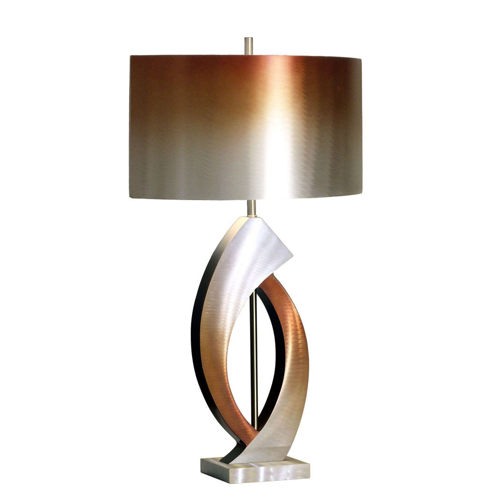 Nova Lighting 10640 Swerve Table Lamp Lamp Bronze / Dark