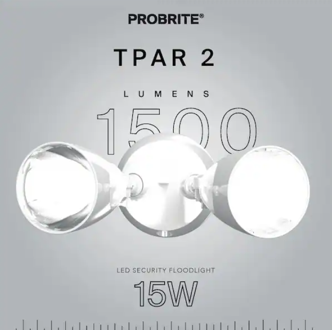 Probrite  TPAR2-PC-WH Wall Light -