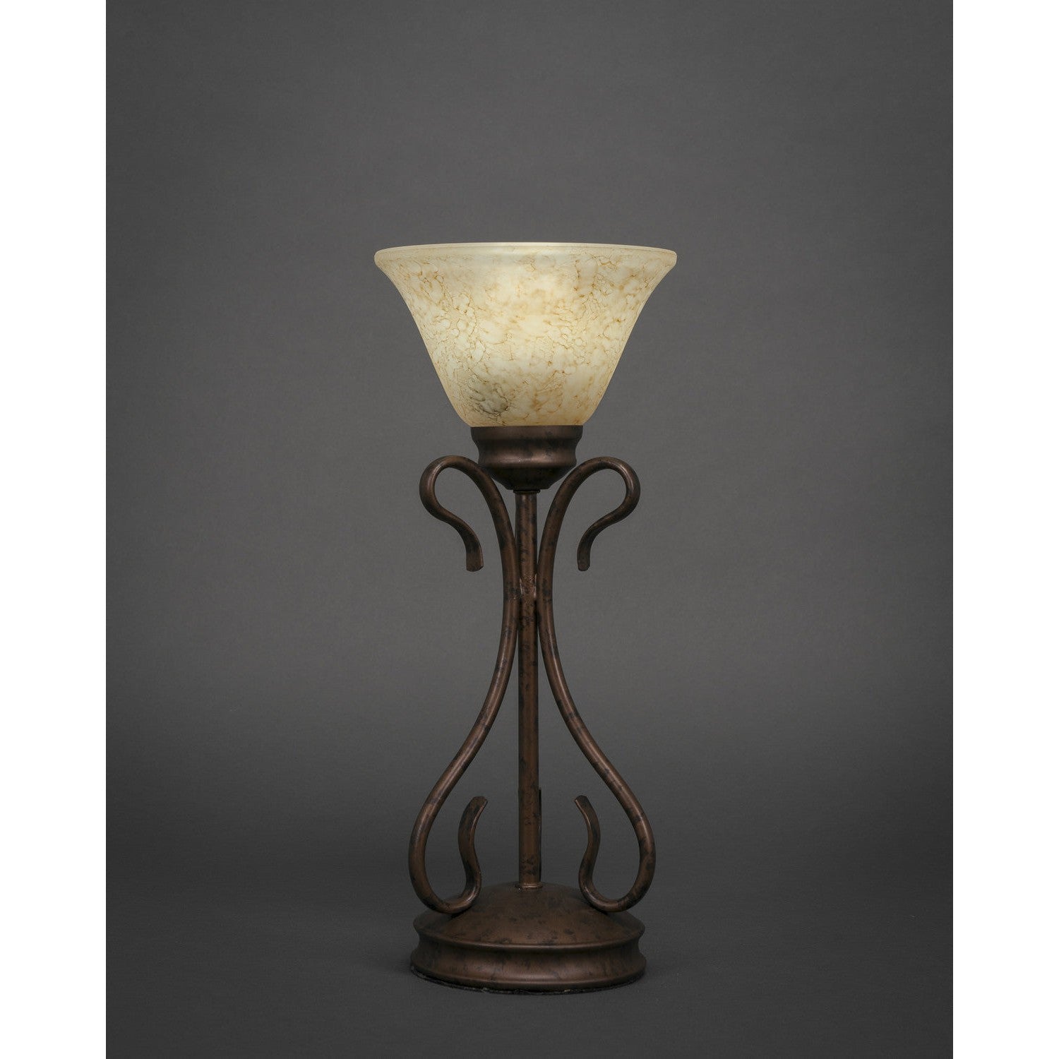 Toltec Lighting 31-BRZ-508  Swan Lamp Bronze
