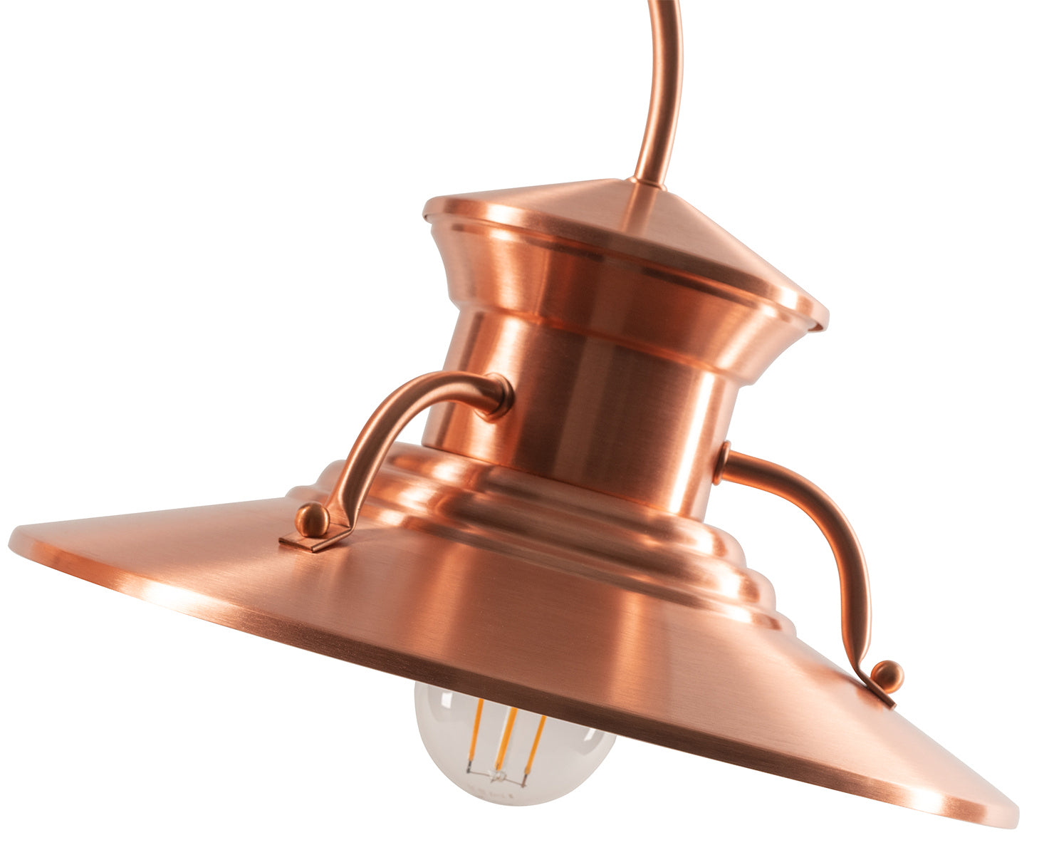 Norwell Lighting 5155-CO-NG Budapest One Light Wall Mount Outdoor Copper/Antique/Verde