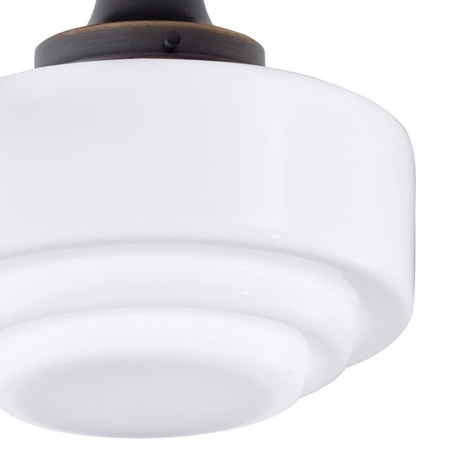 Norwell Schoolhouse 5361F-OB-ST Ceiling Light - Oil Rubbed Bronze