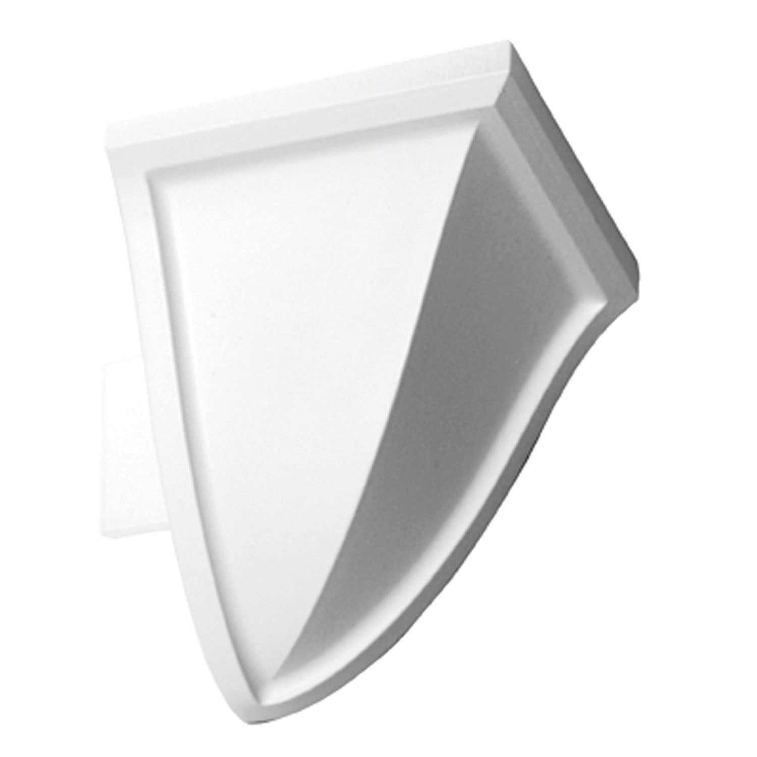 Focal Point Lighting 21605 Accessories 5 7/8 Quick Clips System B Outside Corner Block Decor White
