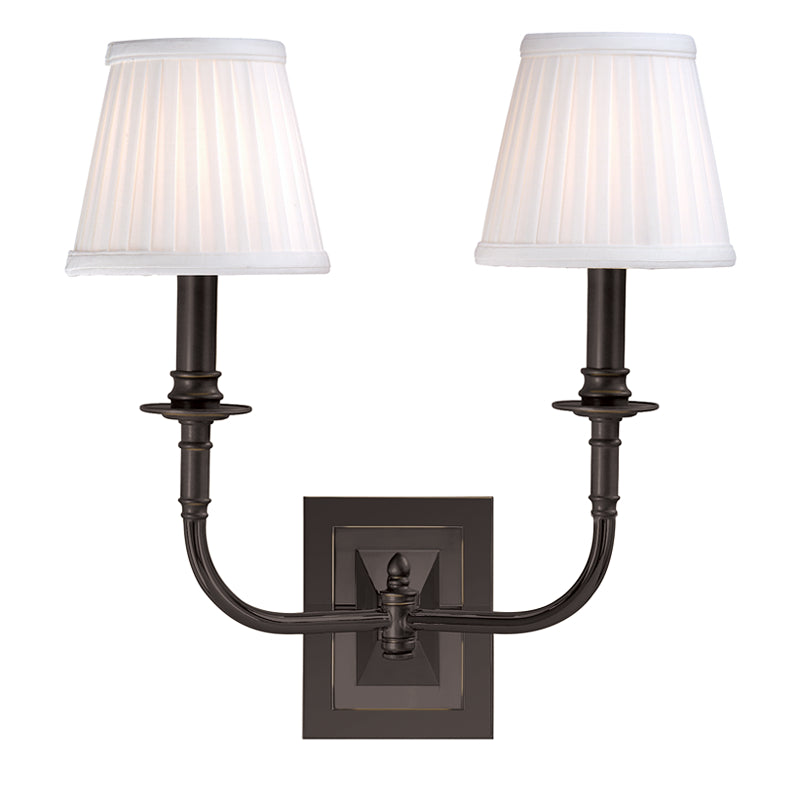 Hudson Valley Lombard 2702-OB Wall Light - Old Bronze