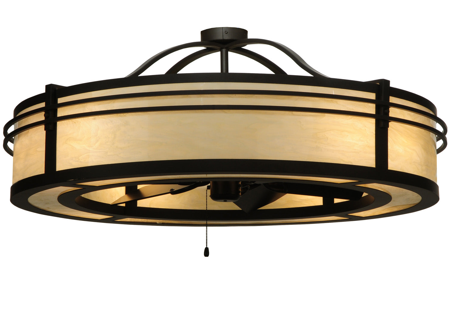 Meyda Tiffany Sargent 124450 Ceiling Fan - Custom, Oil Rubbed Bronze