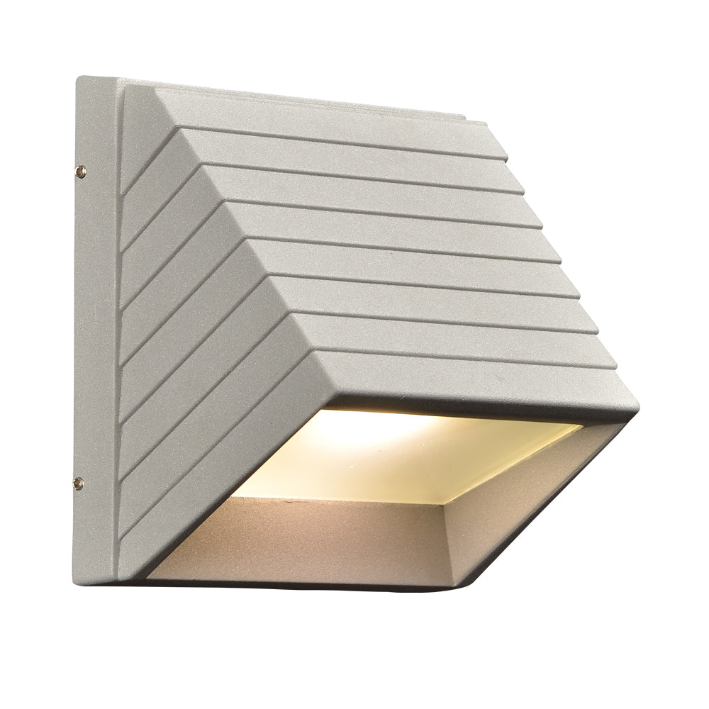 Plc Lighting 1311 SL Le Doux Led Outdoor Fixture Outdoor Pewter, Nickel, Silver