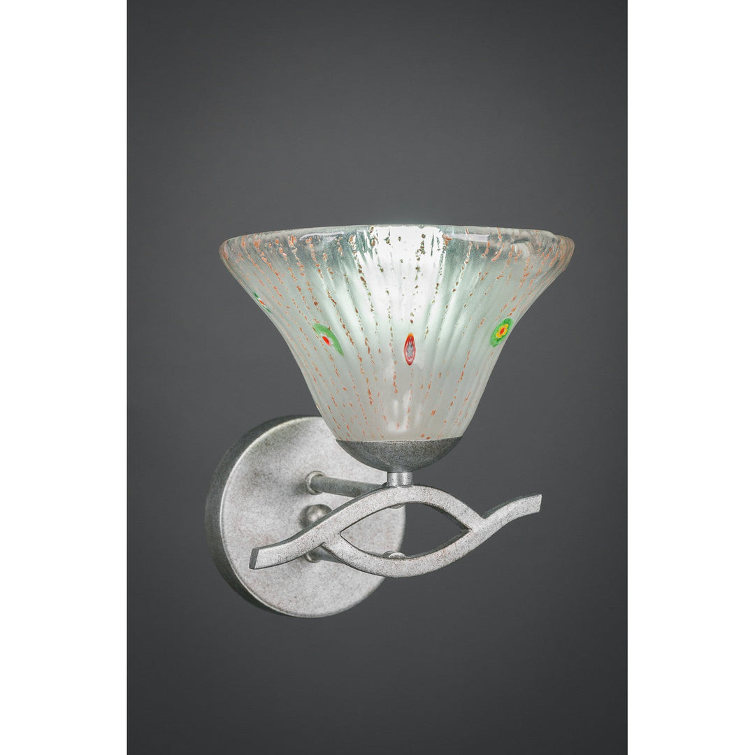 Toltec Revo 141-as-751 Wall Sconce Light - Aged Silver