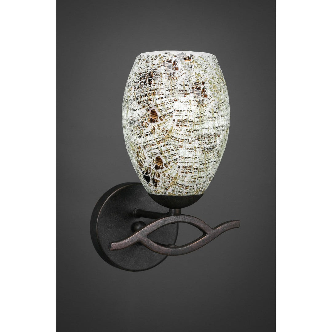 Toltec Revo 141-dg-5054 Wall Sconce Light - Dark Granite