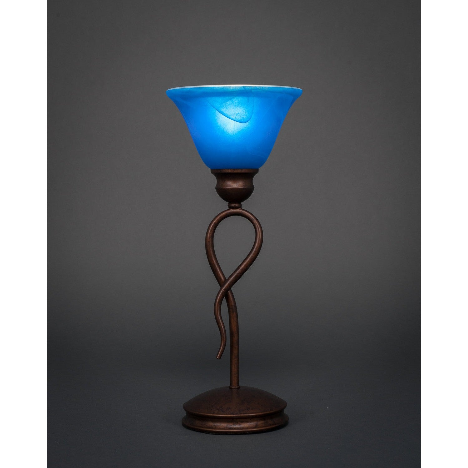 Toltec Lighting 35-BRZ-4155  Leaf Lamp Bronze