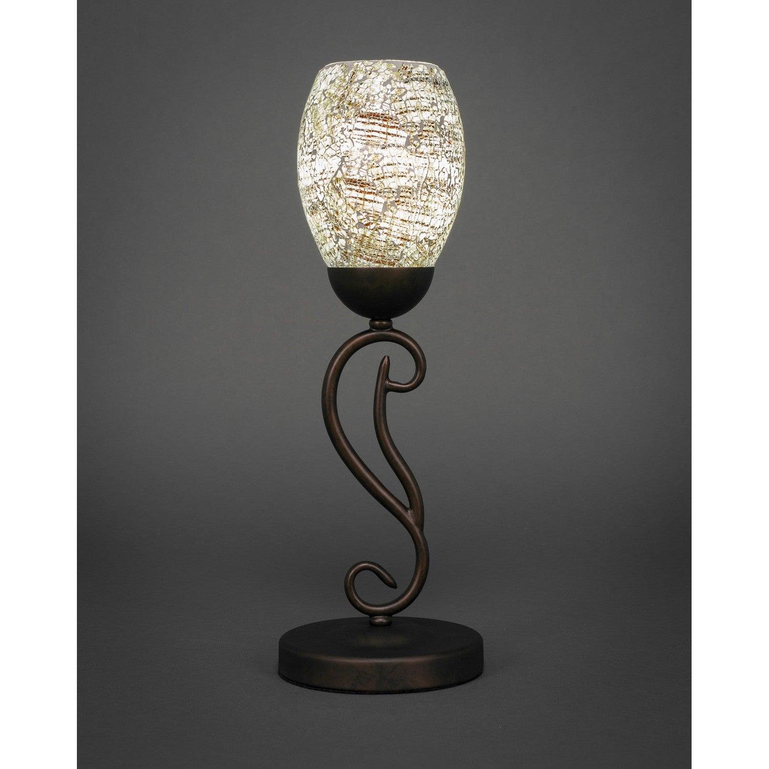 Toltec Lighting 44-BRZ-5054  Olde Iron Lamp Bronze