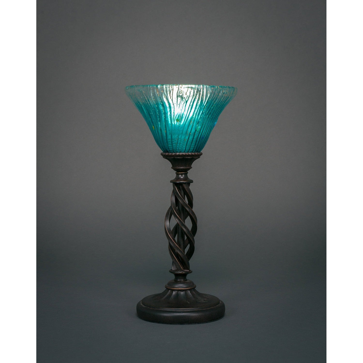Toltec Lighting 61-DG-458  Eleganté Lamp Dark Granite