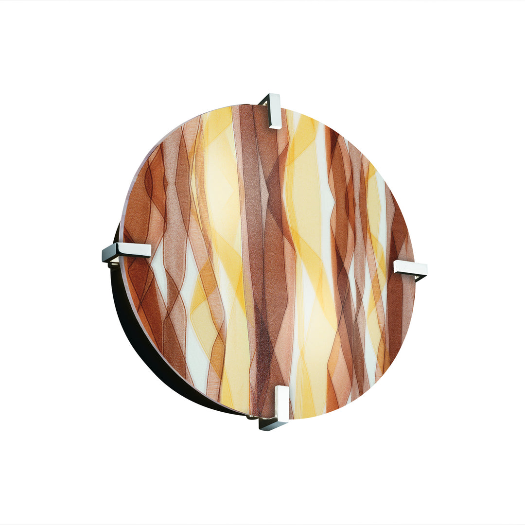 Justice Designs 3form 3FRM-5545-TWRL-CROM Wall Light - Polished Chrome