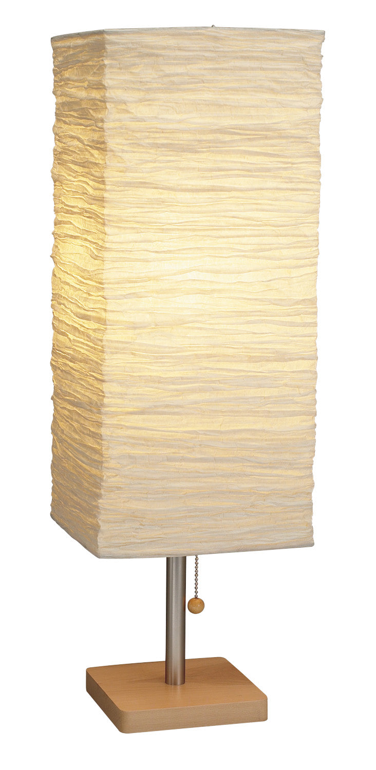 Adesso Home 8021-12  Dune Lamp Natural Wood