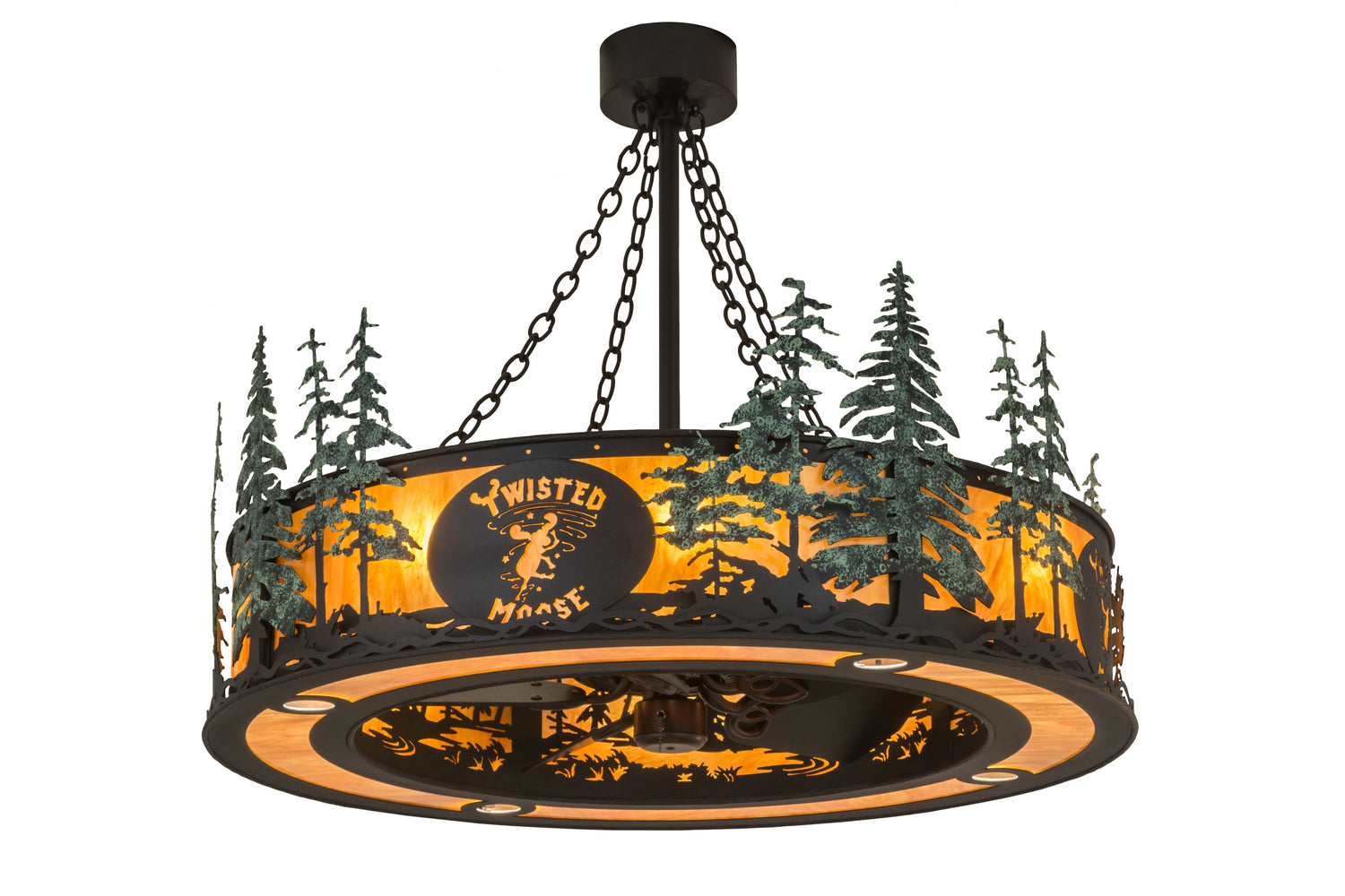 Meyda Tiffany Personalized 175694 Ceiling Fan - Chrome