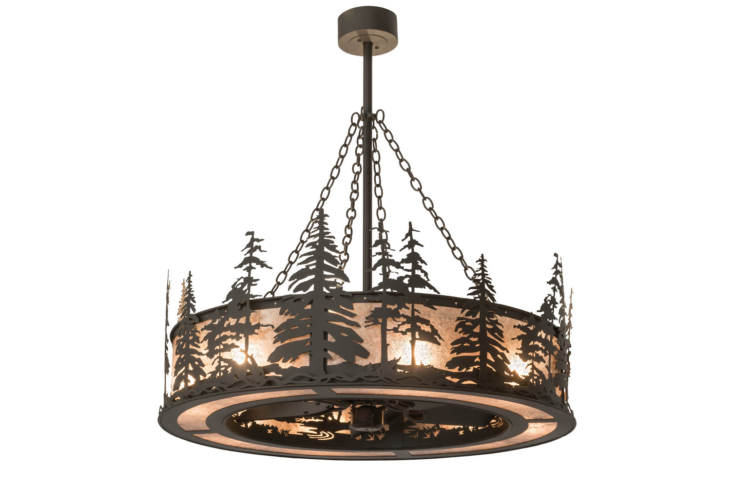 Meyda Tiffany Tall Pines 175914 Ceiling Fan - Oil Rubbed Bronze