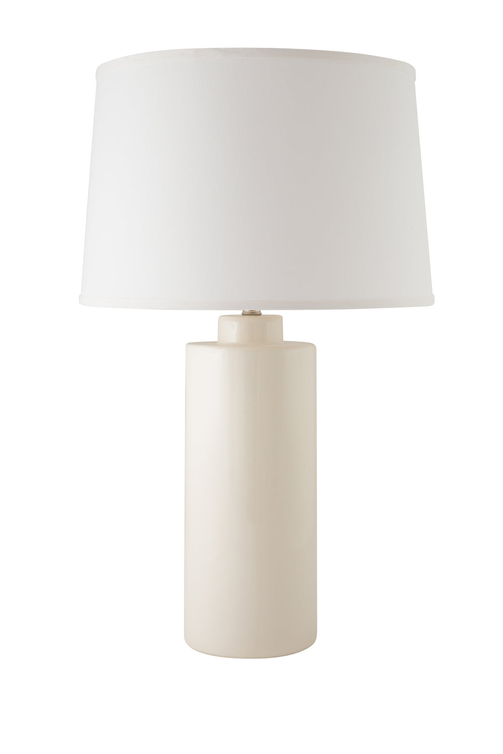 River Ceramic Lighting 439 -01 Cylinder One Light Table Lamp Lamp White