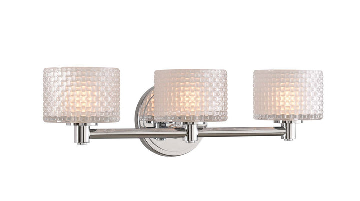 Kalco Willow 315533CH Bath Vanity Light 19 in. wide - Chrome