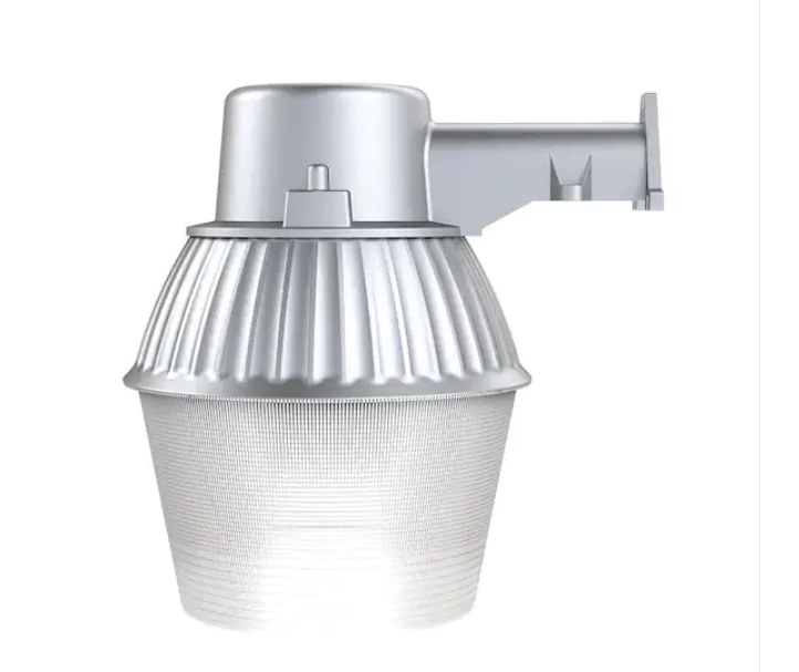 LED Barn Light, Dusk to Dawn, Backyard Lighting, 3300 Lumens - Silver/Gray