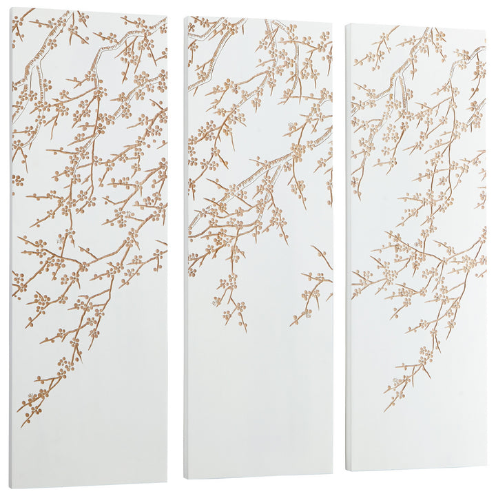 Cyan Design 07518  Cherry Blossom Mirror White And Gold