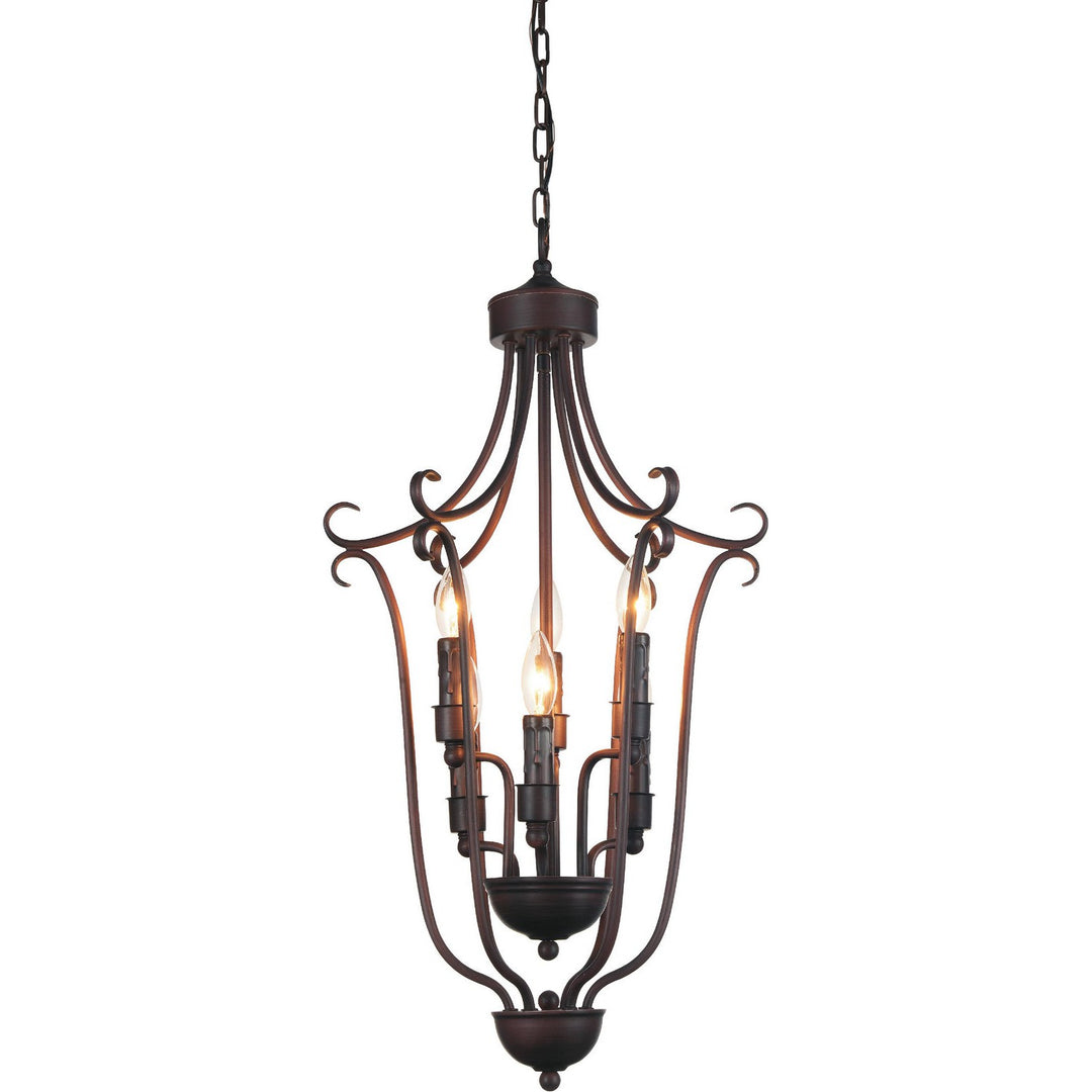 CWI Maddy 9817p16-6-121 Chandelier Light - Oil Rubbed Brown
