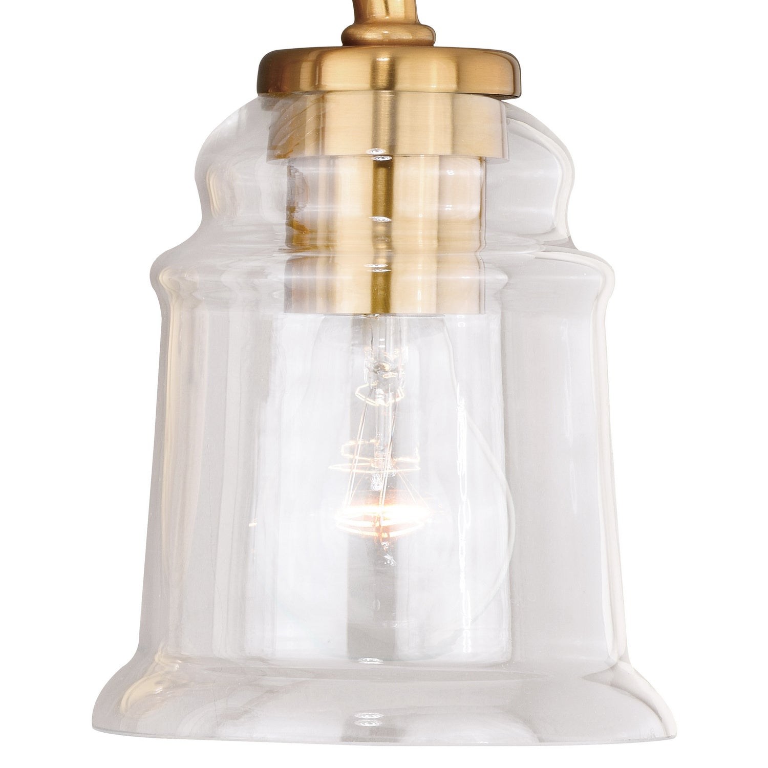Vaxcel Toledo W0263 Bath Vanity Light 15 in. wide - Natural Brass