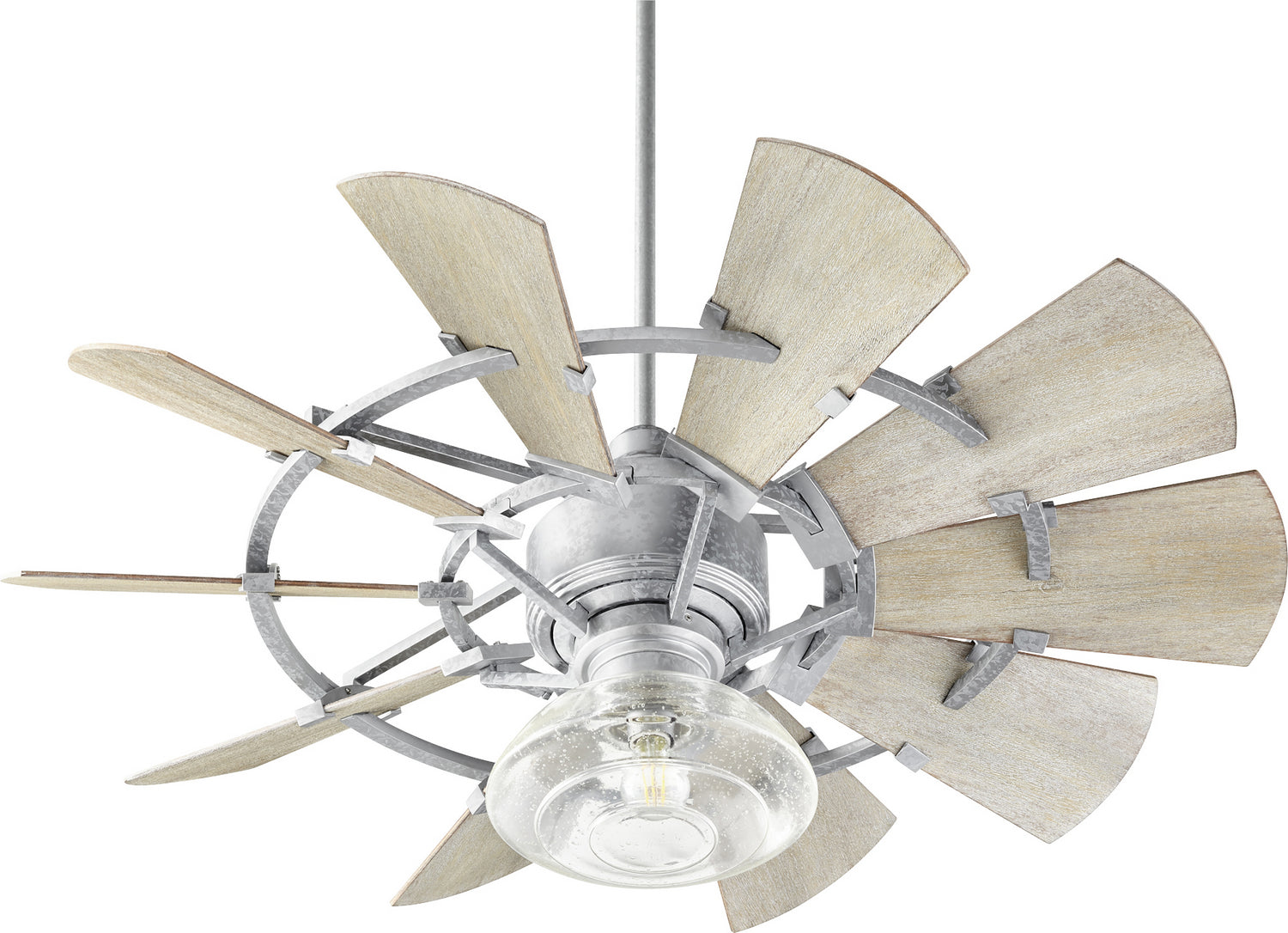 Quorum Windmill 1902-9 Fan Light Kit - Galvanized