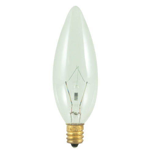 Bulbrite 490025  Torpedo Light Bulb Clear