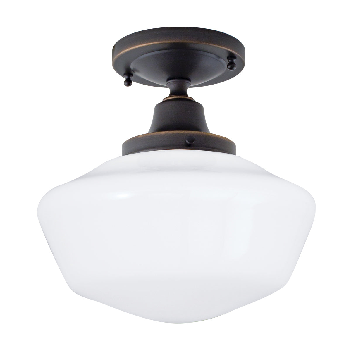 Norwell Schoolhouse 5361F-OB-SO Ceiling Light - Oil Rubbed Bronze