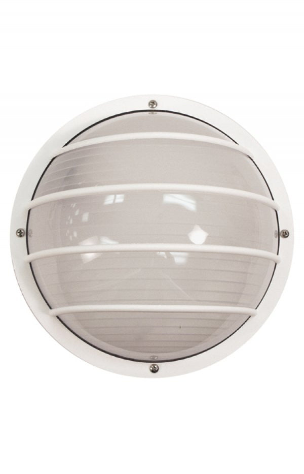 Wave Lighting S761WF-LR12W-WH Led Nautical One Light Wall/Ceiling Mount Outdoor White