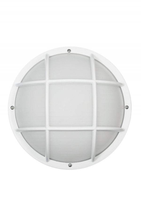 Wave Lighting S772WF-LR22W-WH Led Nautical One Light Wall/Ceiling Mount Outdoor White