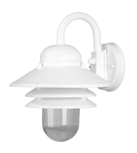 Wave Lighting S75VC-WH Nautical One Light Wall Mount Outdoor White