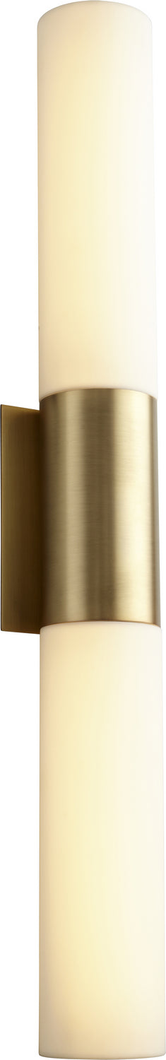 Oxygen Magnum 3-588-40 Bath Vanity Light 31 in. wide - Aged Brass