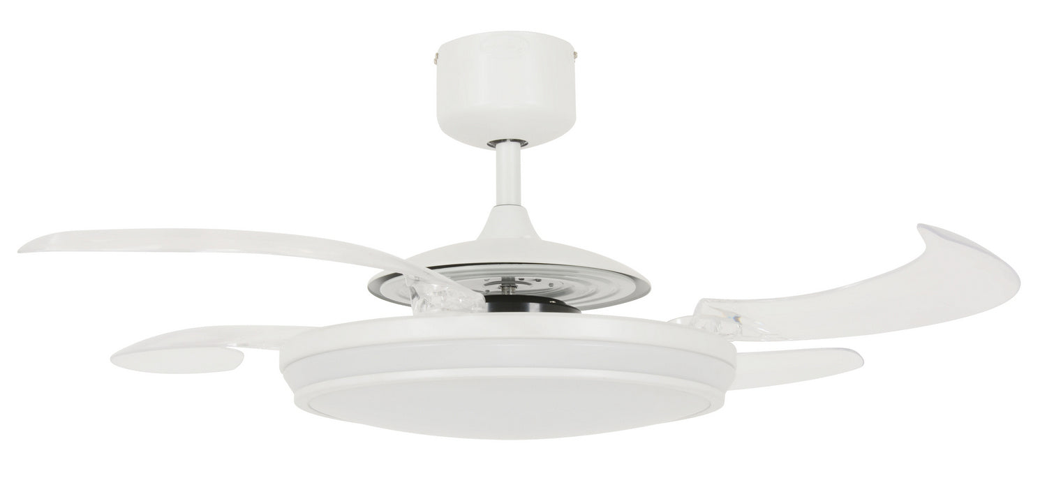 Beacon Evo1 21103501 Ceiling Fan - White, Transparent/