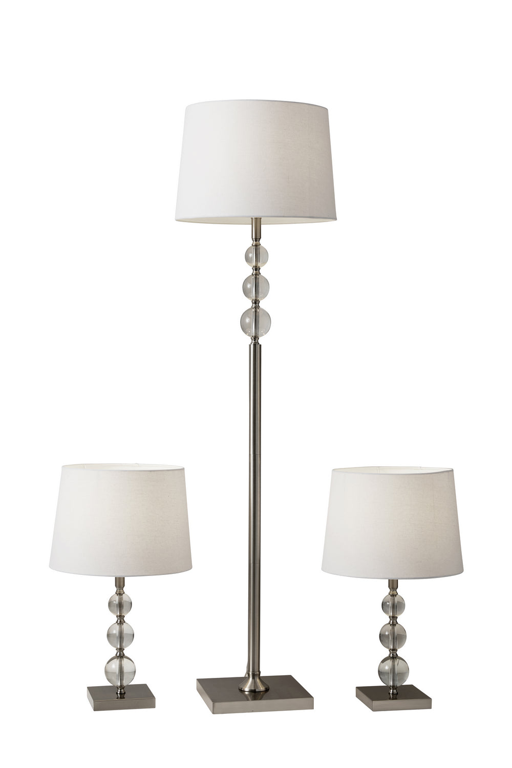 Adesso Home 1585-22  Olivia Lamp Brushed Steel