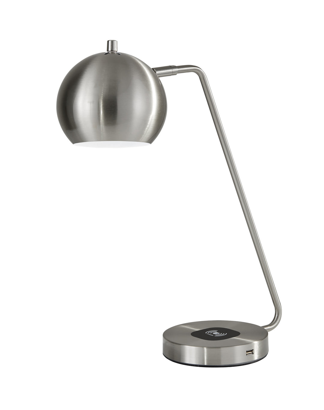 Adesso Home 5131-22  Emerson Lamp Brushed Steel