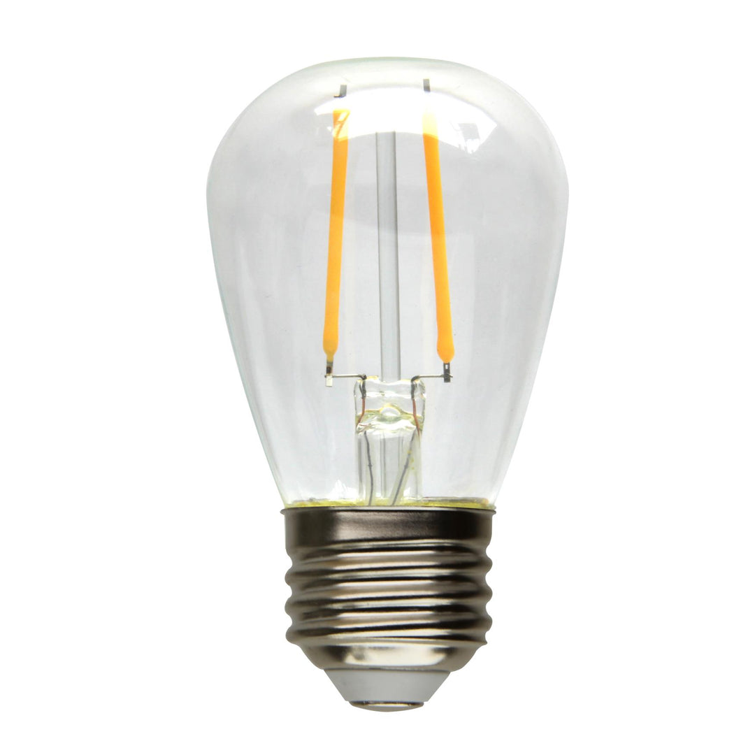 Maxlite Lighting 101418  2W Led Clear Filament S14 Non-Dim 2700K Led Filament Light Bulb
