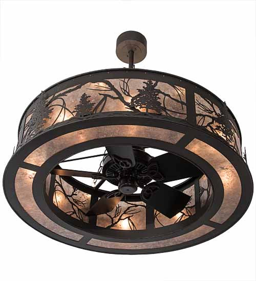 Meyda Tiffany Tamarack 190079 Ceiling Fan - Oil Rubbed Bronze