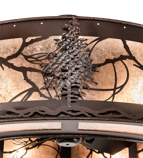 Meyda Tiffany Tamarack 216207 Ceiling Fan - Mahogany Bronze