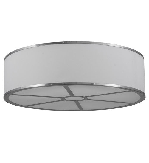 Meyda Tiffany Lighting 169152 Cilindro Six Light Flushmount Ceiling Light Chrome