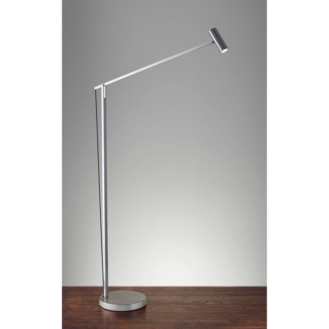 Adesso Home AD9101-22 Modern Crane Lamp Brushed Steel