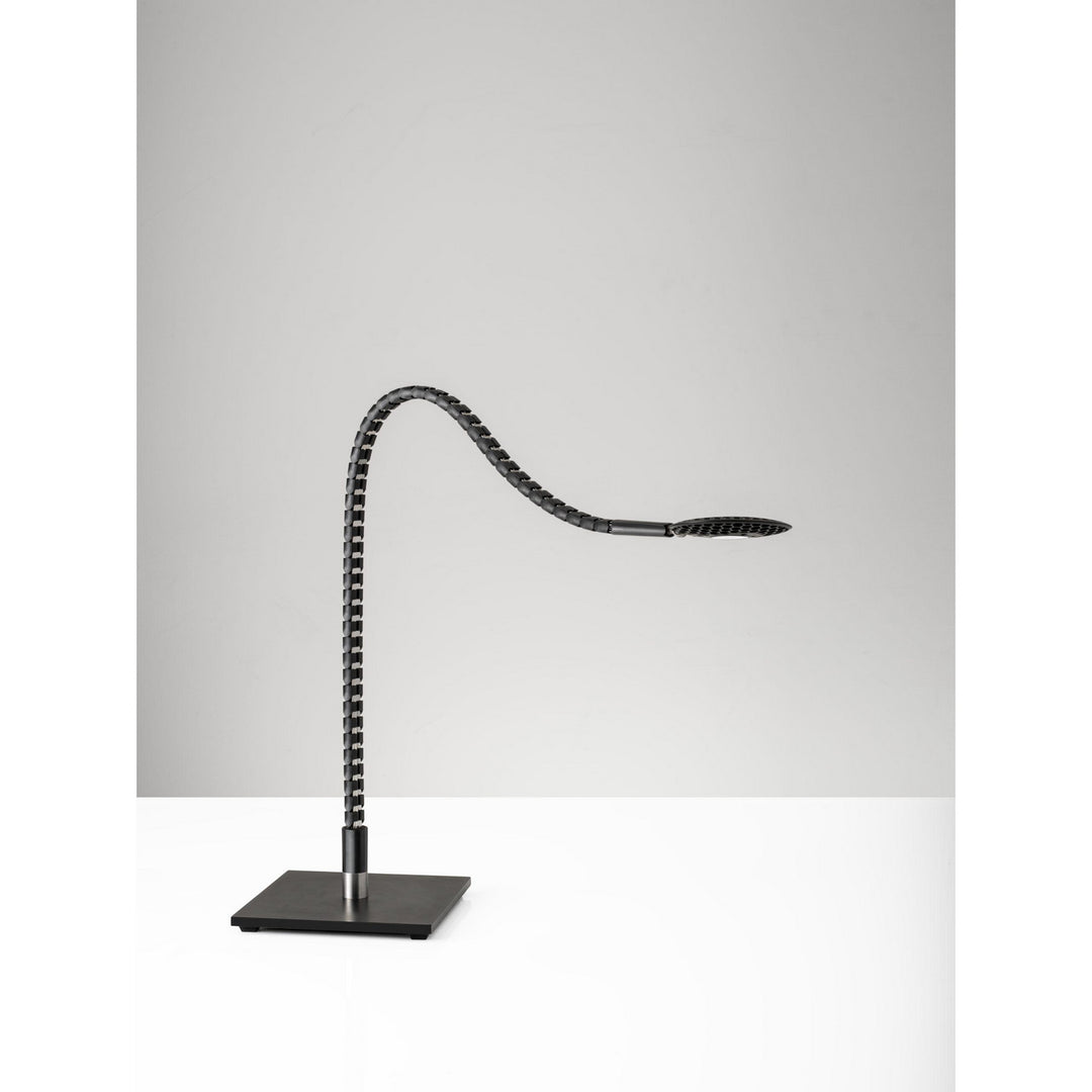 Adesso Home AD9120-01 Modern Natrix Lamp Black/Brushed Steel