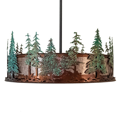 Meyda Tiffany Whispering Pines 230672 Ceiling Fan - Vintage Copper, Oil Rubbed Bronze