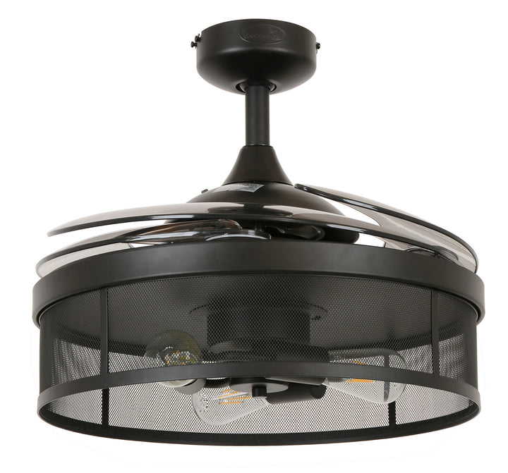Beacon Meridian 51107101 Ceiling Fan 48 - Black, Smoke/