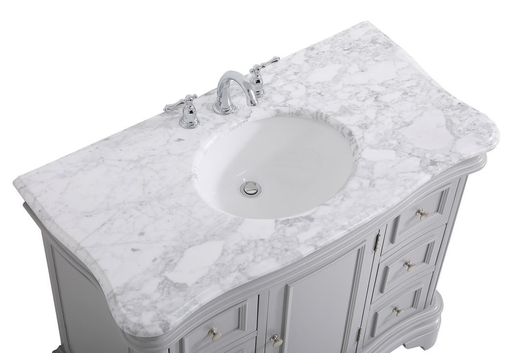 Elegant Lighting VF52042GR Kameron Bathroom Vanity Set Plumbing Gray