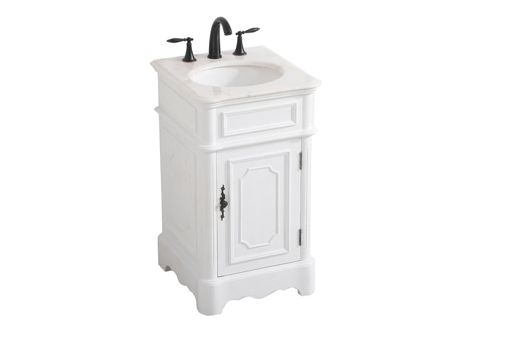 Elegant Lighting VF30419AW Francis Bathroom Vanity Set Plumbing White
