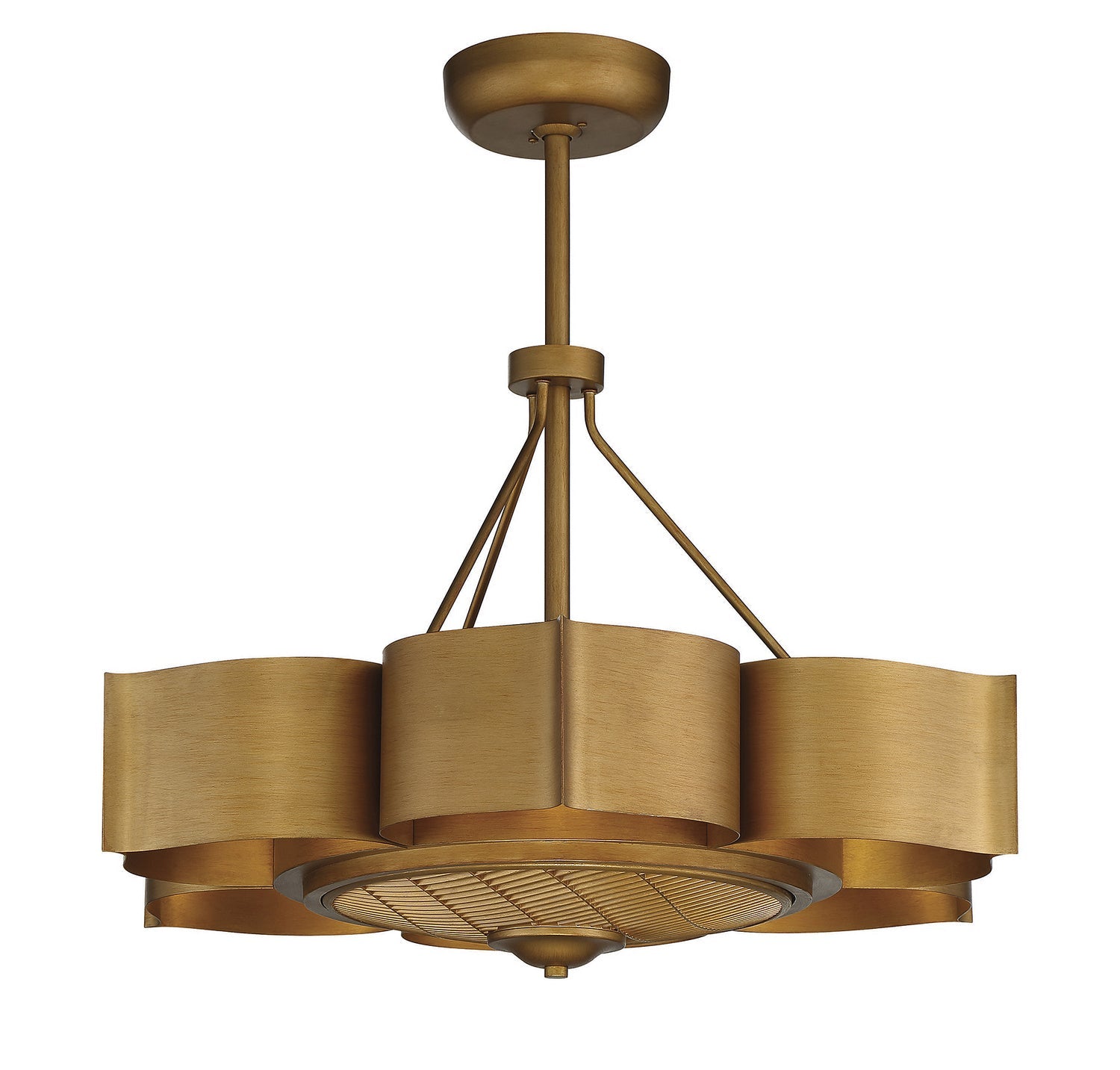 Savoy House Stockholm 39-FD-125-54 Ceiling Fan 12 - Gold Patina, Gold/