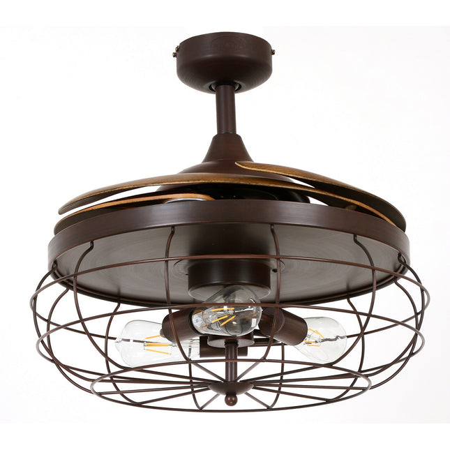 Beacon Industri 21292101 Ceiling Fan - Oil Rubbed Bronze, Brown/