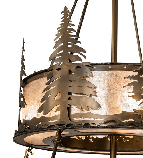 Meyda Tiffany Tall Pines 239525 Ceiling Fan - Antique Copper